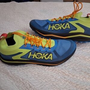 Hoka One One Zinal 2 Mens Shoe Diva Blue Lettuce